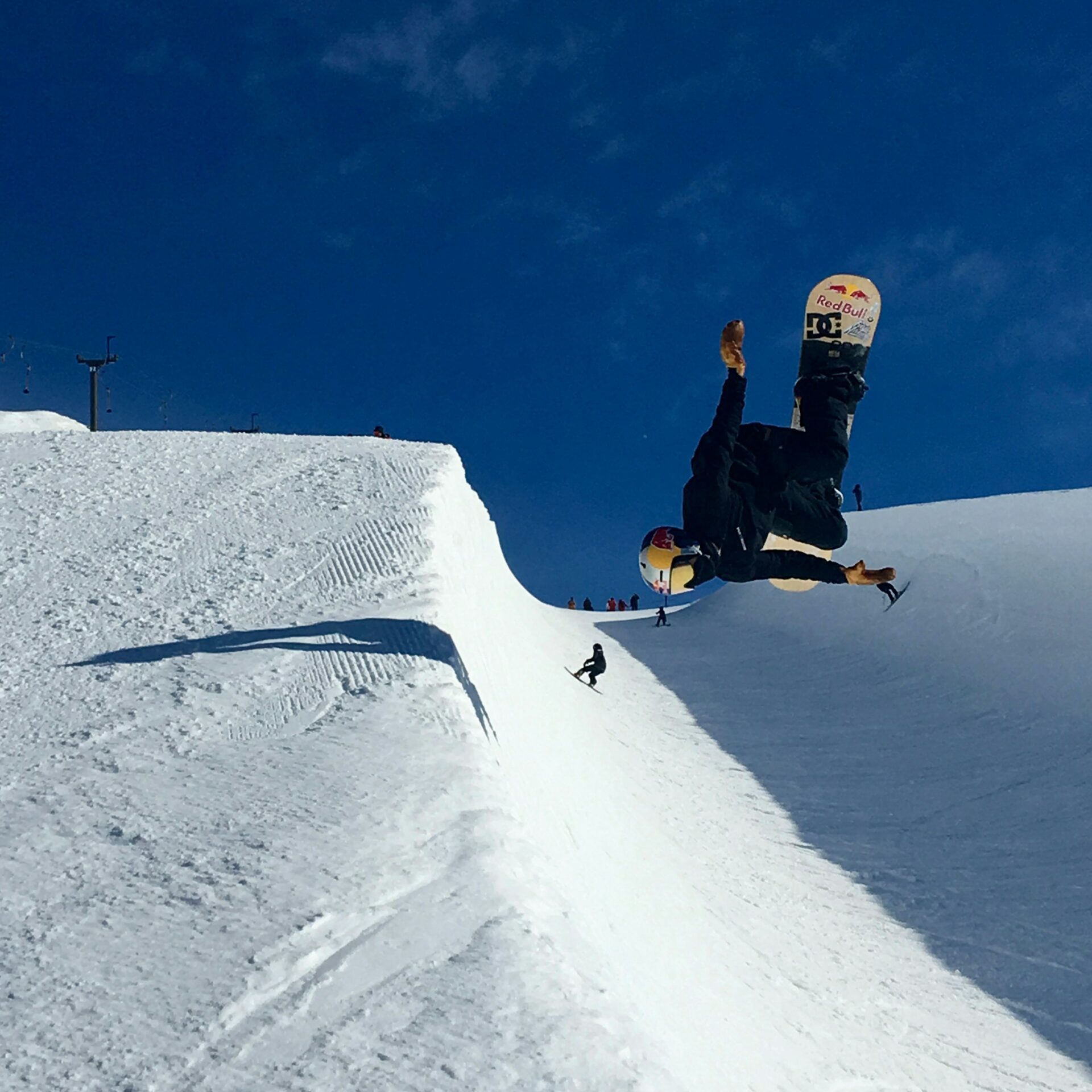 cardrona snowboard half pipe