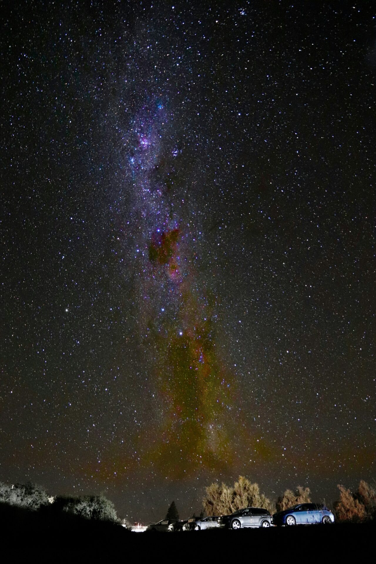 etoiles dans le ciel de tekapo