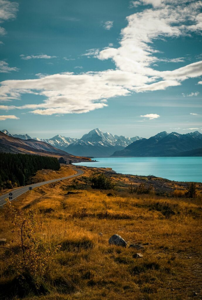 paysage pukaki canterbury