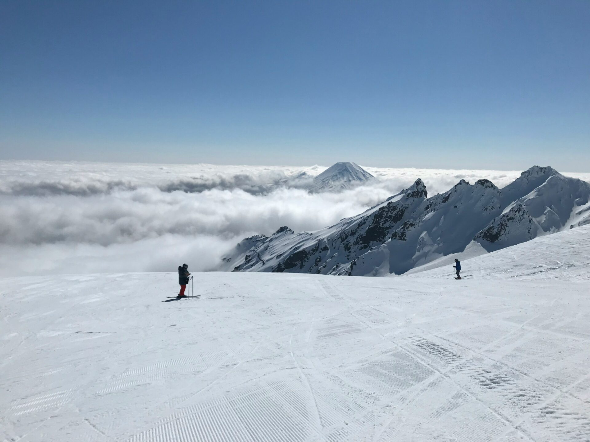 ski sur le mont ruapehu