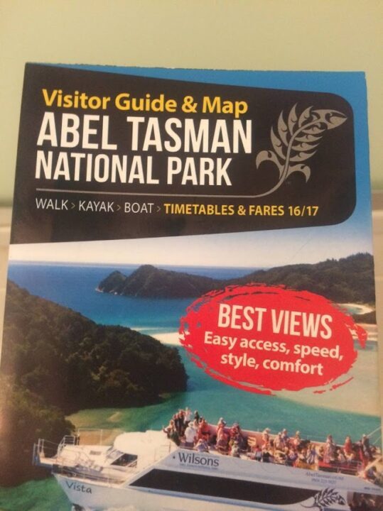 brochure 2 sur abel tasman