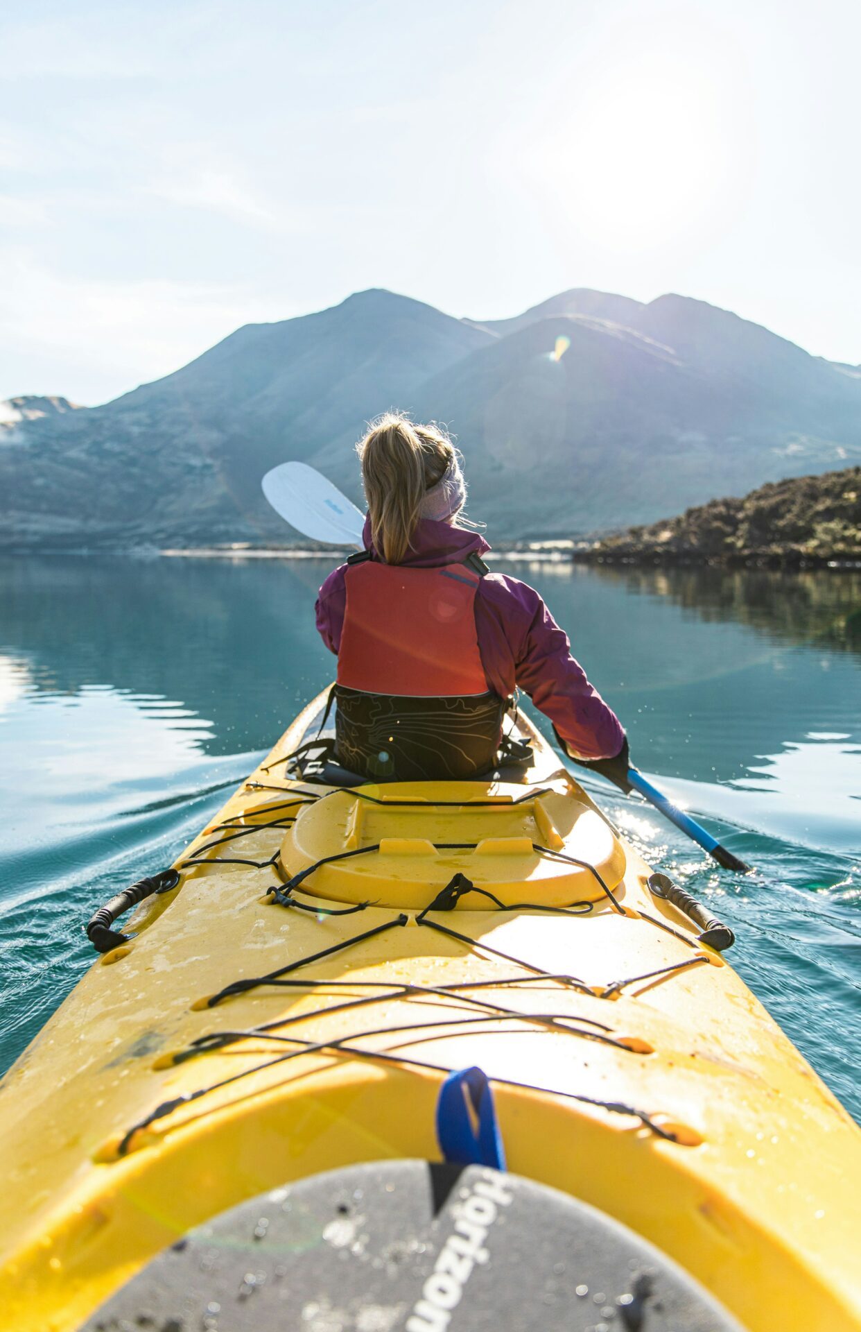 kayak sur le lac