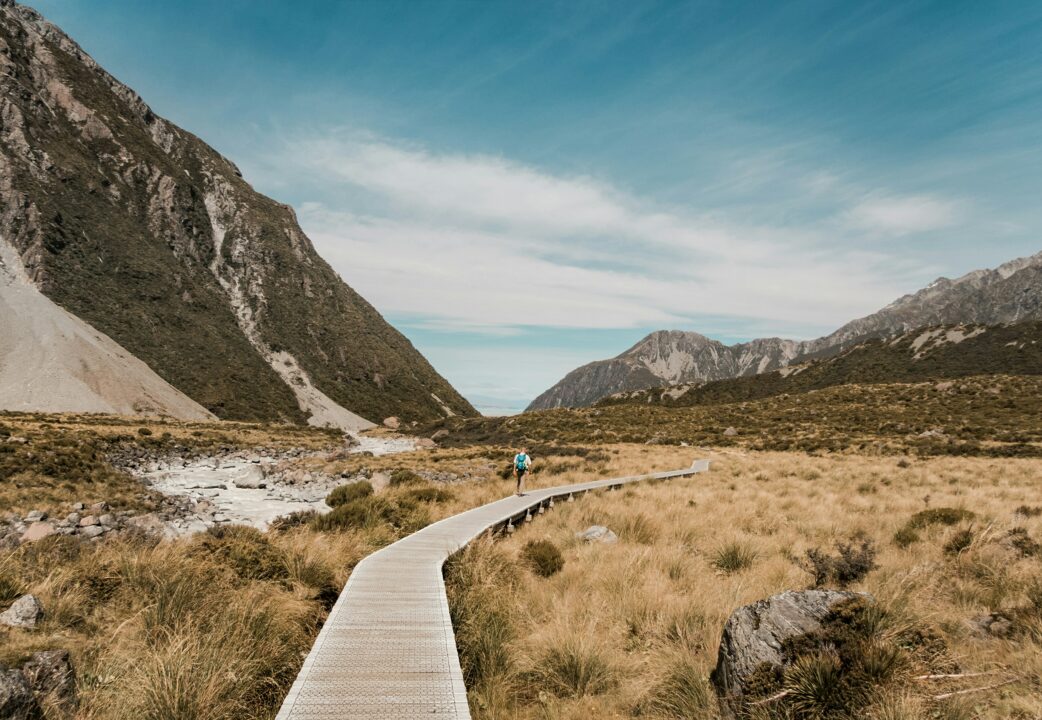 tramping in south island