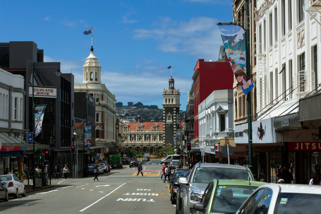 centre ville dunedin en nouvelle zelande