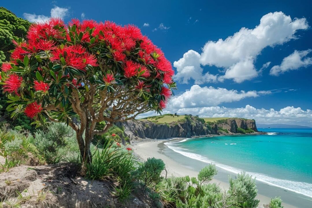 Le pohutukawa : arbre emblématique de la Nouvelle-Zélande et symbole naturel du pays