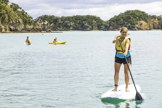 paddleboarding at otehei bay